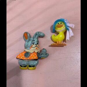 2  Vintage  Easter Pins